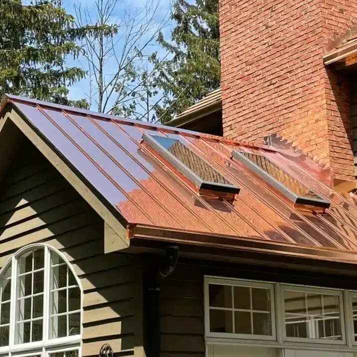 Copper Panel Roof